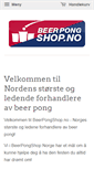 Mobile Screenshot of beerpongshop.no